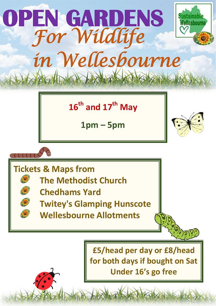 Open Gardens for Wildlife in Wellesbourne 2026