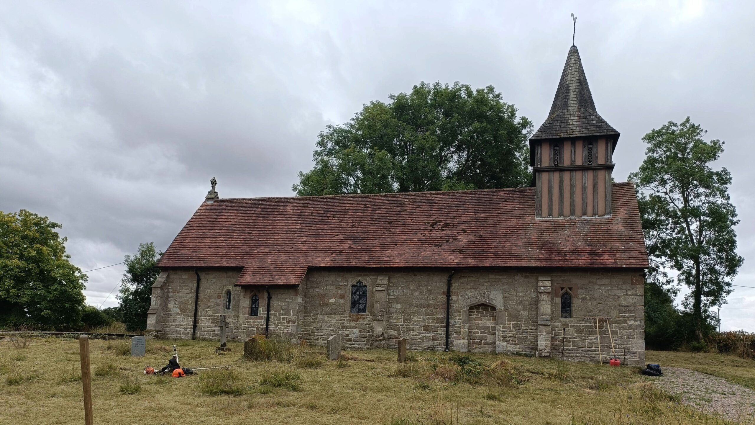 Green Hay Harvest at St Mary’s Churchyard, Oldberrow